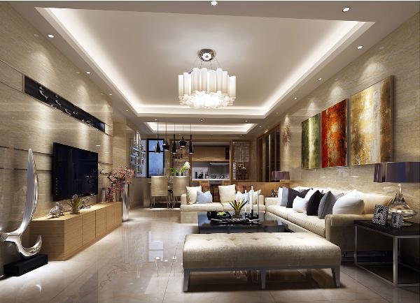 20160112140232959 九州ku酷游大理石瓷砖黄洞石KYP8021瓷砖客厅效果图